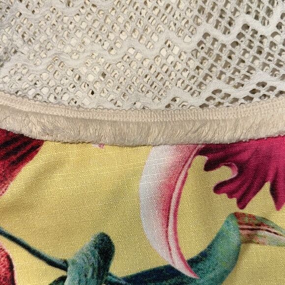 NWT PatBo LAELIA FRINGE TRIM MIDI SKIRT - CANARY Size 0 - Picture 12 of 13